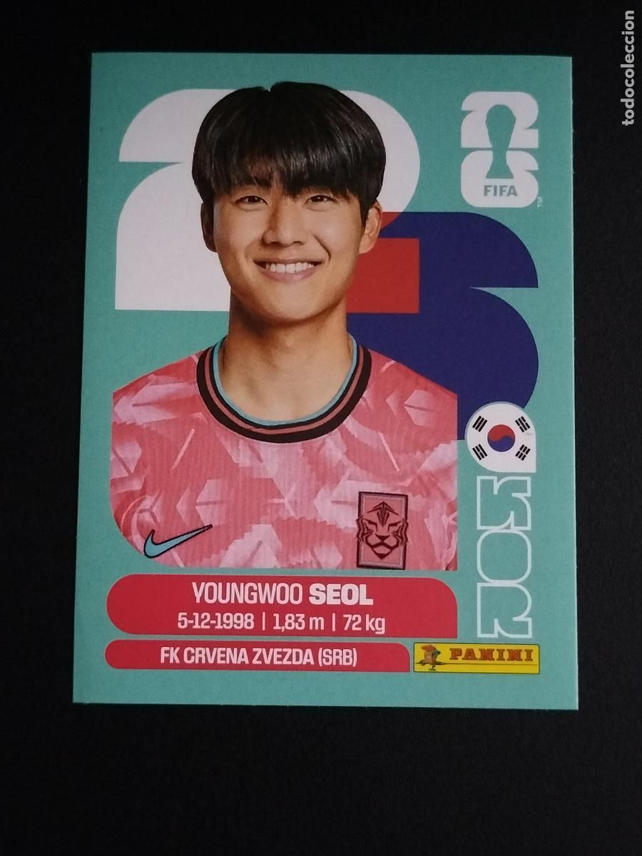Cromos de f&uacute;tbol: KOR 6 YOUNGWOO SEOL COREA DEL SUR CROMOS STICKER MUNDIAL 26 2026 FIFA WORLD CUP PANINI