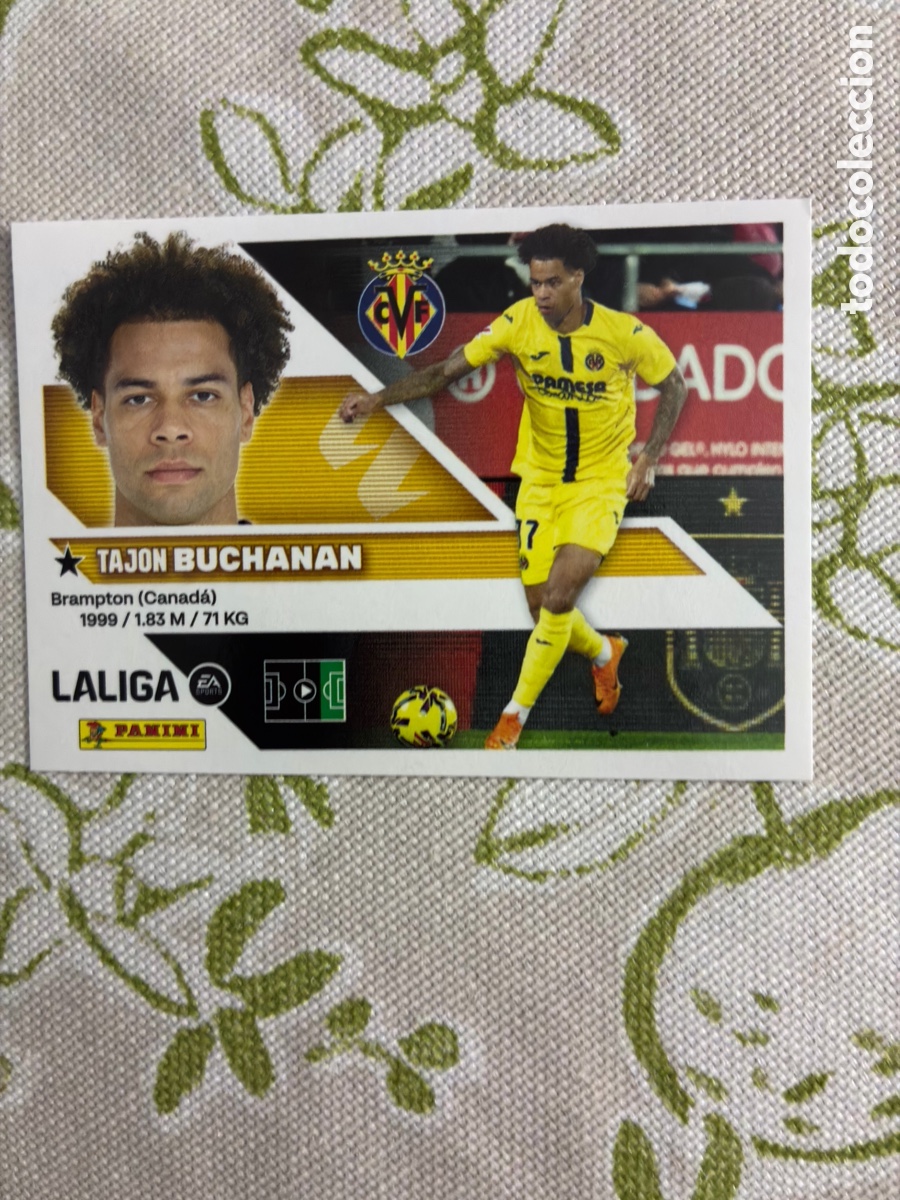 Cromos de f&uacute;tbol: Cromo Tajon Buchanan N&ordm; 15 (Villarreal CF) - Colecciones Este Liga 2026-27