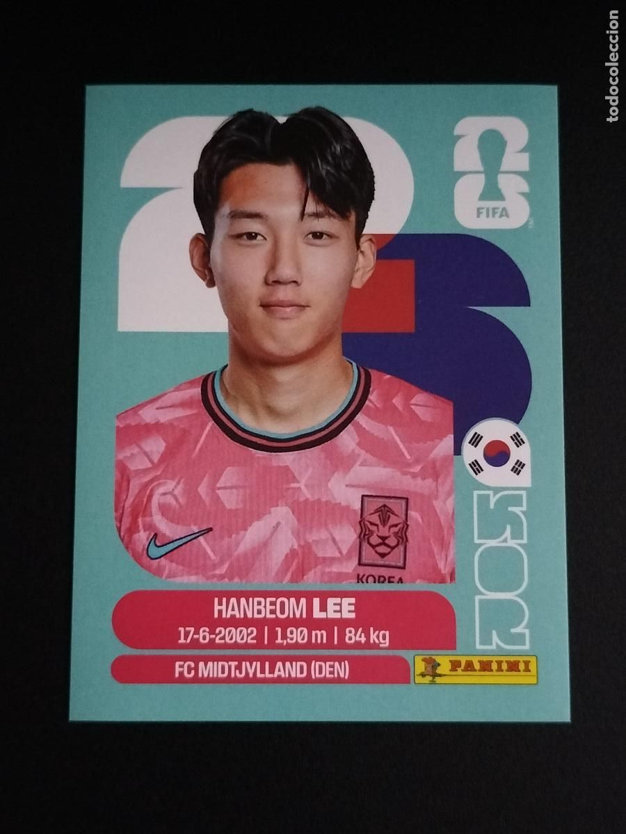 Cromos de f&uacute;tbol: KOR 7 HANBEOM LEE COREA DEL SUR CROMOS STICKER MUNDIAL 26 2026 FIFA WORLD CUP PANINI