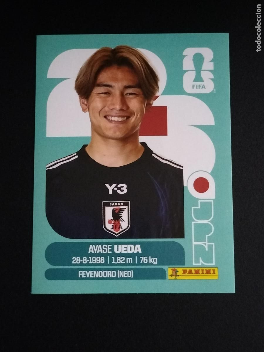 Cromos de f&uacute;tbol: JPN 20 AYASE UEDA JAPON CROMOS STICKER MUNDIAL 26 2026 FIFA WORLD CUP PANINI