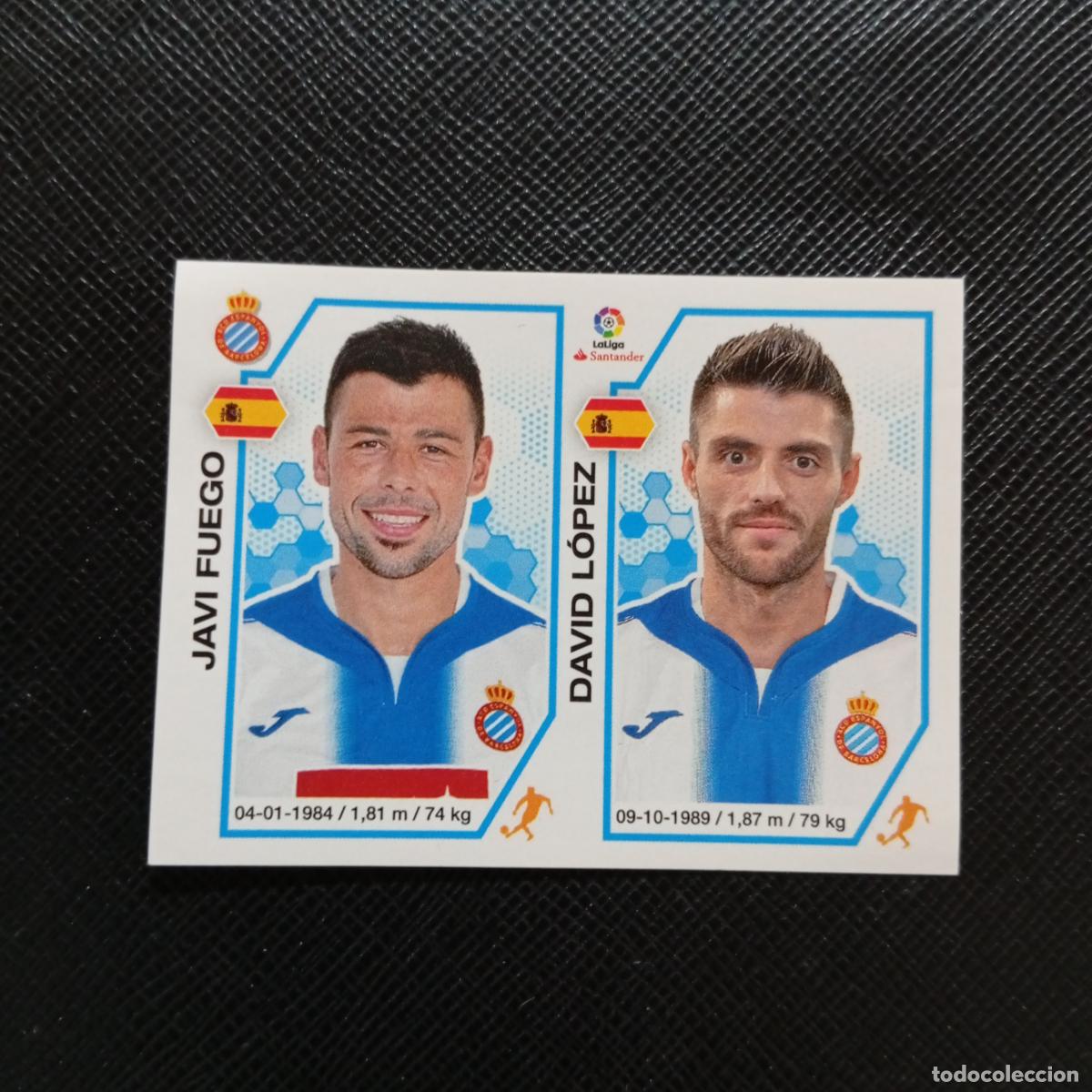 Cromos de f&uacute;tbol: 170 JAVI FUEGO DAVID LOPEZ ESPA&Ntilde;OL PANINI 2016 2017 CROMO 16 17 FUTBOL - SIN PEGAR - A215 PG26