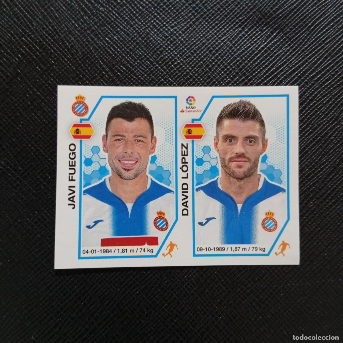 Figurine di Calcio: 170 JAVI FUEGO DAVID LOPEZ ESPA&Ntilde;OL PANINI 2016 2017 CROMO 16 17 FUTBOL - SIN PEGAR - A215 PG26