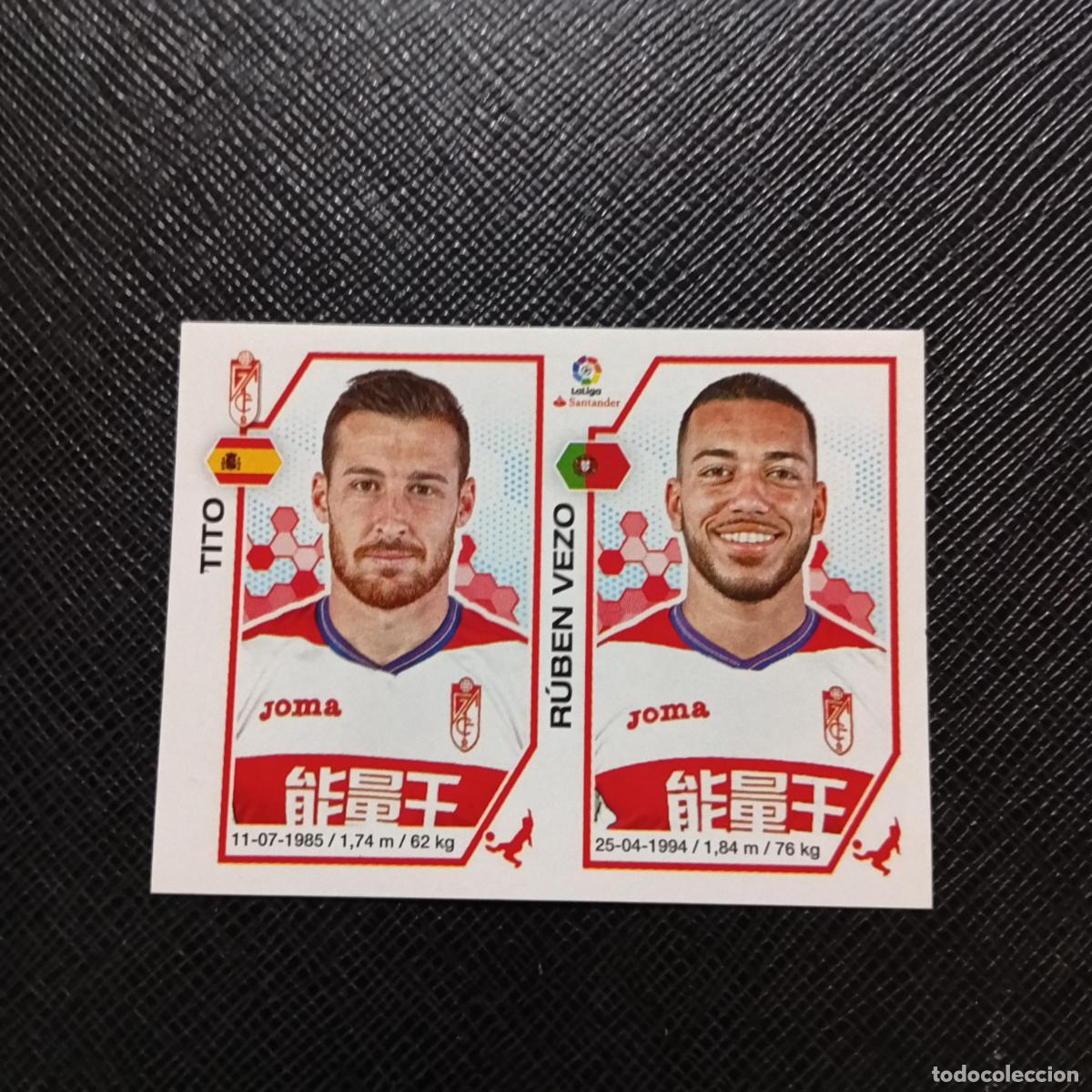 Cromos de f&uacute;tbol: 174 TITO RUBEN VEZO GRANADA PANINI 2016 2017 CROMO 16 17 FUTBOL - SIN PEGAR - A215 PG27