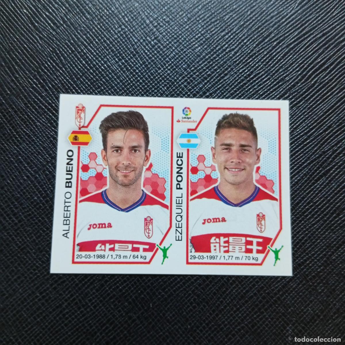 Cromos de f&uacute;tbol: 178 BUENO PONCE GRANADA PANINI 2016 2017 CROMO 16 17 FUTBOL - SIN PEGAR - A215 PG27