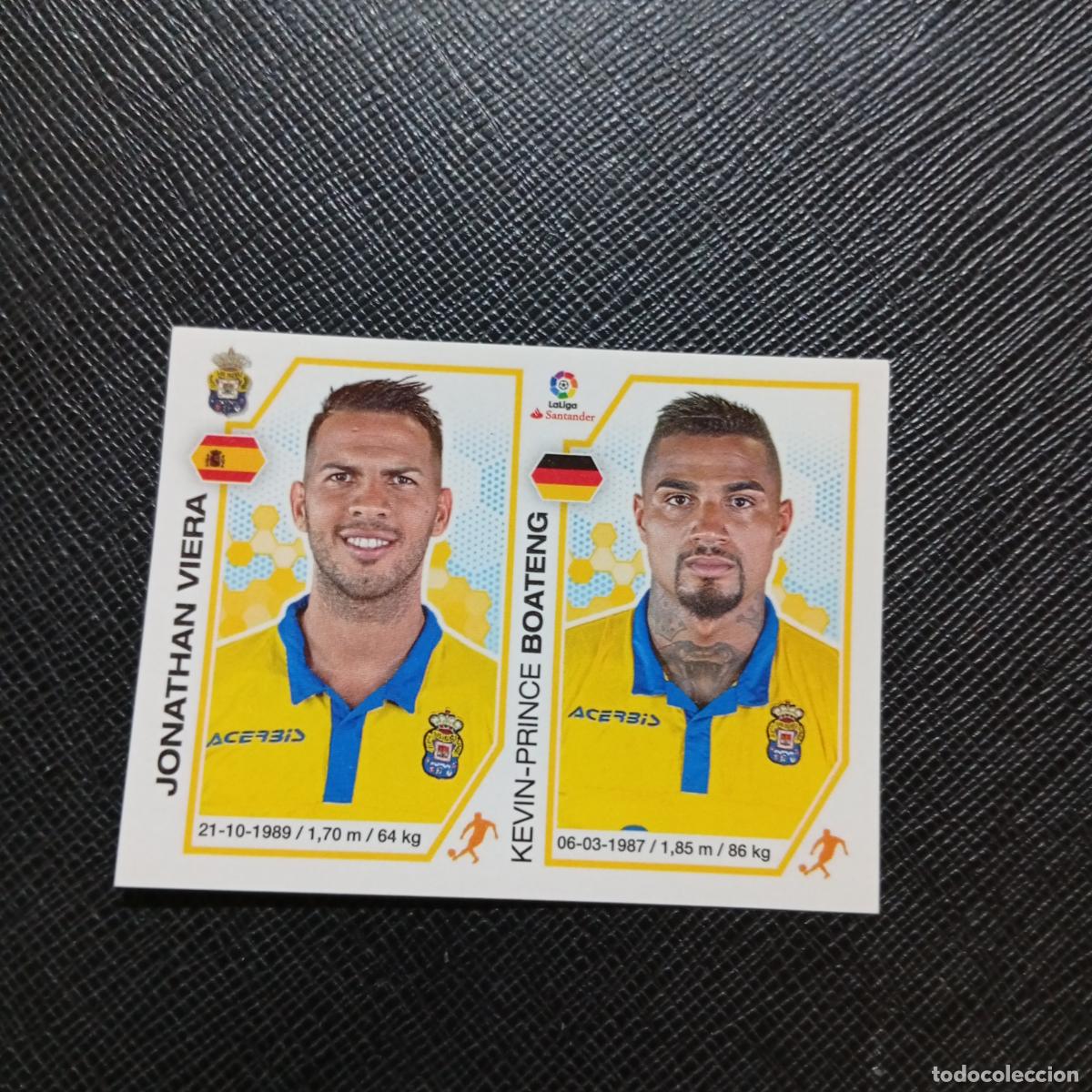 Cromos de f&uacute;tbol: 183 JONATHAN VIERA BOATENG LAS PALMAS PANINI 2016 2017 CROMO 16 17 FUTBOL - SIN PEGAR - A215 PG27