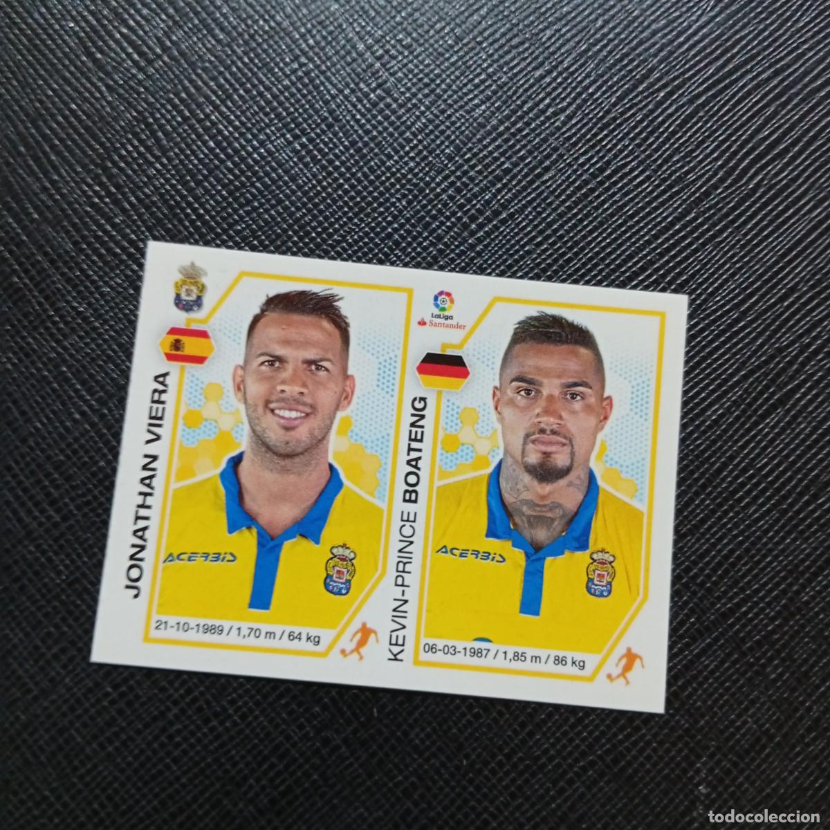Cromos de f&uacute;tbol: 183 JONATHAN VIERA BOATENG LAS PALMAS PANINI 2016 2017 CROMO 16 17 FUTBOL - SIN PEGAR - A215 PG27