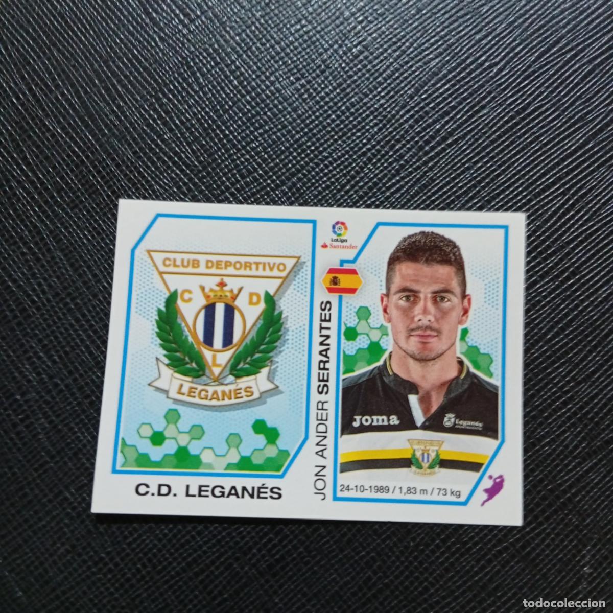 Fu&szlig;ball-Sticker: 185 ECUDO SERANTES LEGANES PANINI 2016 2017 CROMO 16 17 FUTBOL - SIN PEGAR - A215 PG27