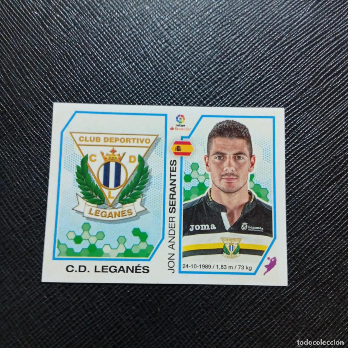 Cromos de f&uacute;tbol: 185 ECUDO SERANTES LEGANES PANINI 2016 2017 CROMO 16 17 FUTBOL - SIN PEGAR - A215 PG27