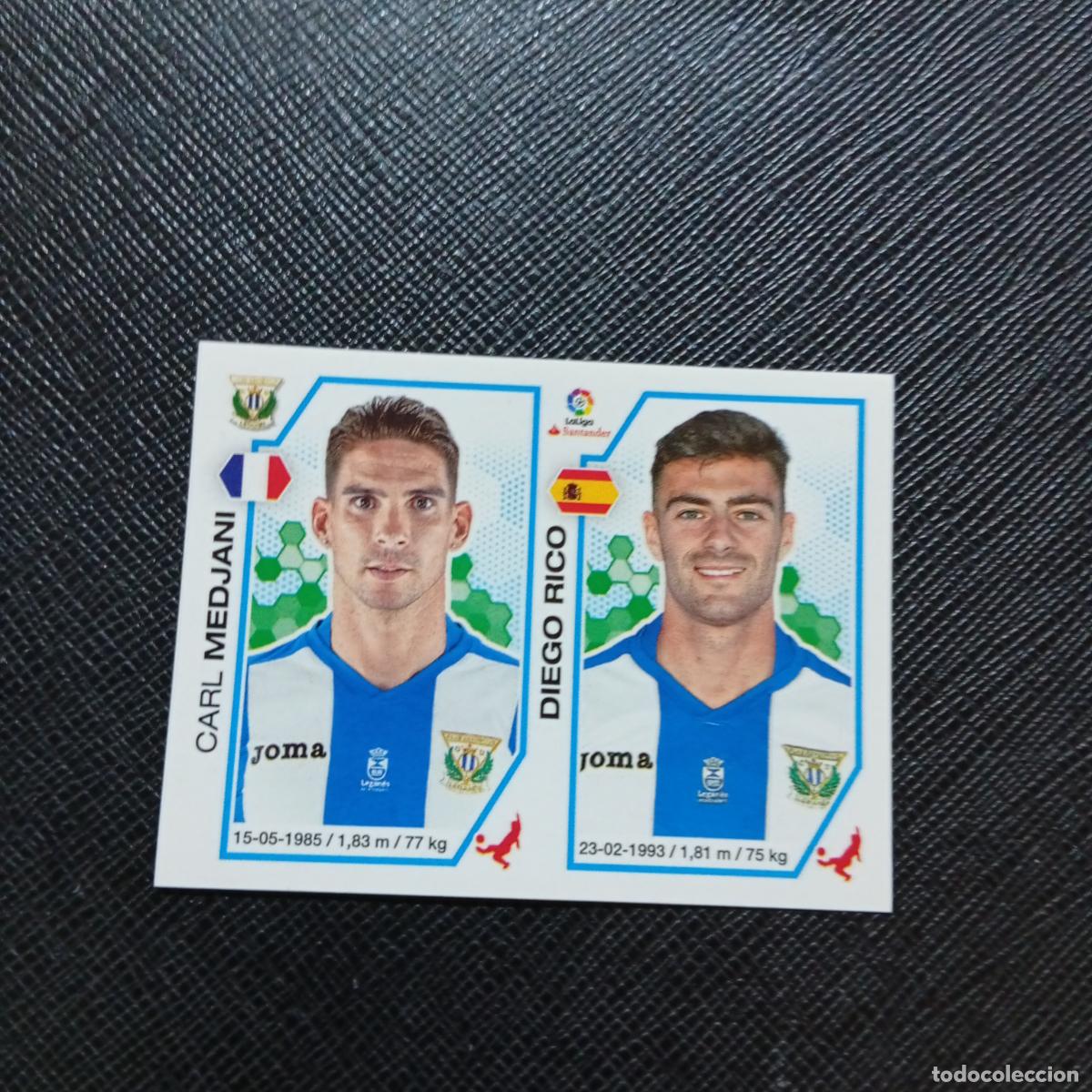 Fu&szlig;ball-Sticker: 187 MEDJANI DIEGO RICO LEGANES PANINI 2016 2017 CROMO 16 17 FUTBOL - SIN PEGAR - A215 PG28