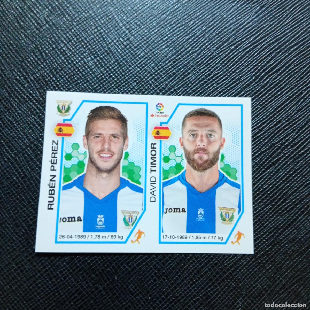 Fu&szlig;ball-Sticker: 188 RUBEN PEREZ TIMOR LEGANES PANINI 2016 2017 CROMO 16 17 FUTBOL - SIN PEGAR - A215 PG28