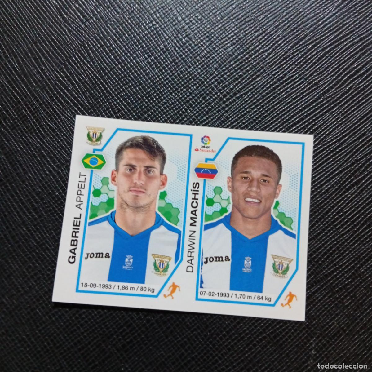 Fu&szlig;ball-Sticker: 189 GABRIEL MACHIS LEGANES PANINI 2016 2017 CROMO 16 17 FUTBOL - SIN PEGAR - A215 PG28