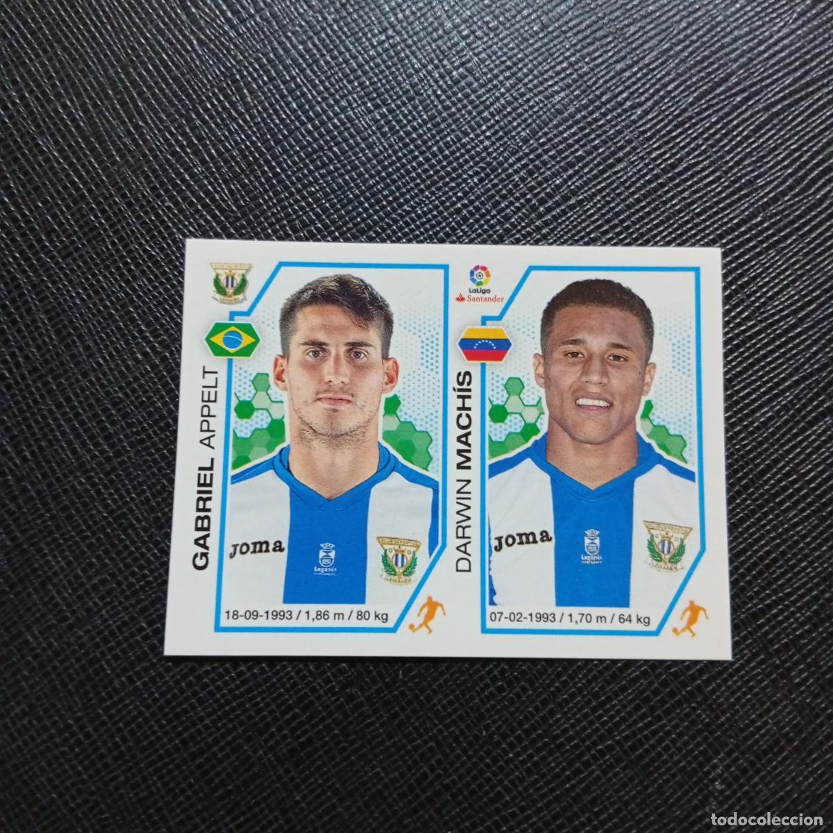 Cromos de f&uacute;tbol: 189 GABRIEL MACHIS LEGANES PANINI 2016 2017 CROMO 16 17 FUTBOL - SIN PEGAR - A215 PG28