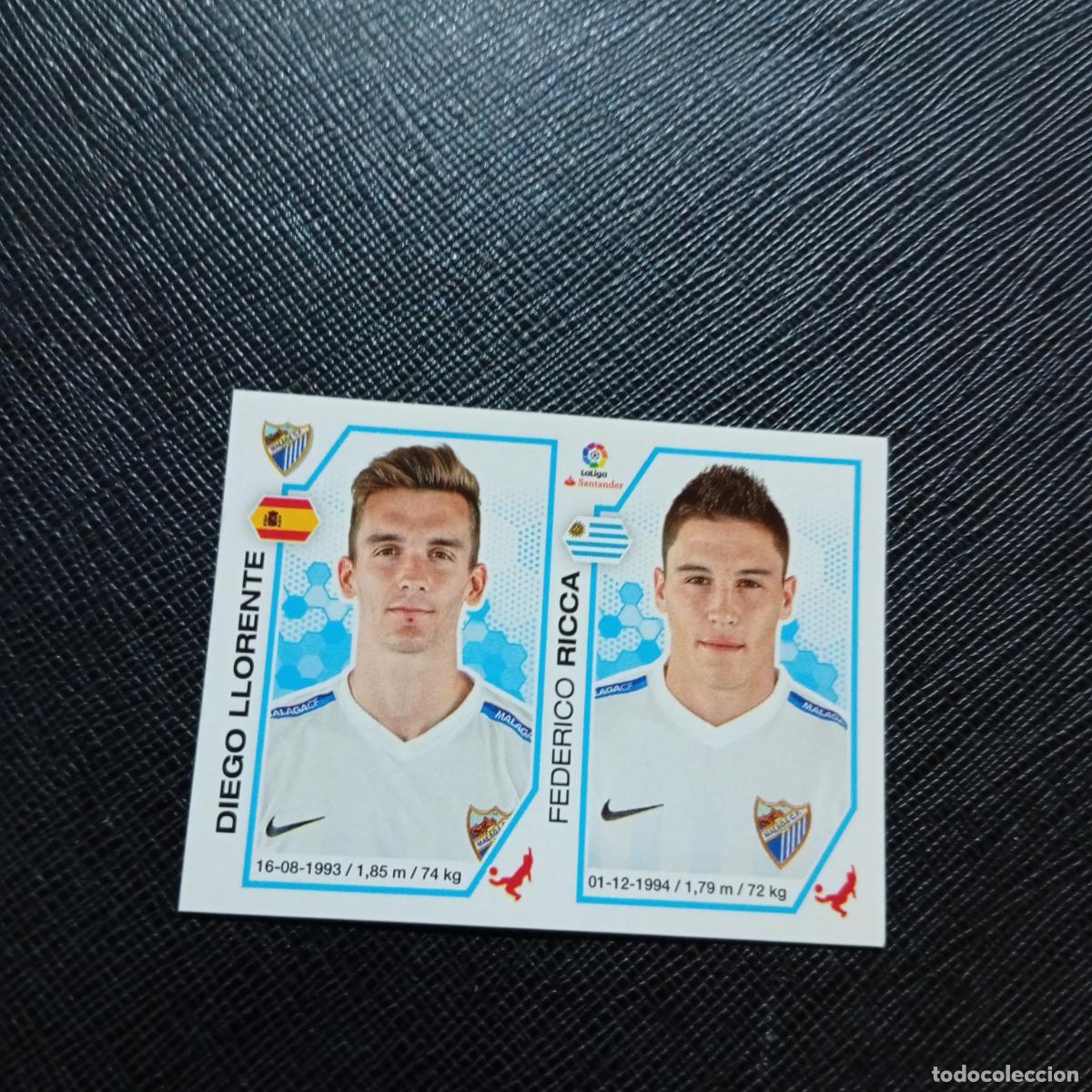 Cromos de f&uacute;tbol: 193 DIEGO LLORENTE RICCA MALAGA PANINI 2016 2017 CROMO 16 17 FUTBOL - SIN PEGAR - A215 PG29