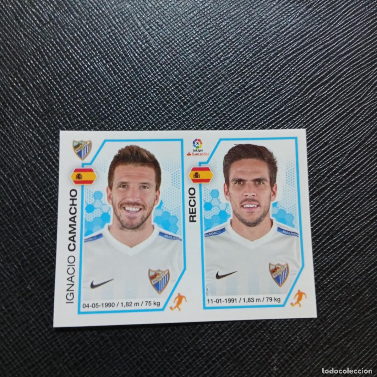 Cromos de f&uacute;tbol: 194 CAMACHO RECIO MALAGA PANINI 2016 2017 CROMO 16 17 FUTBOL - SIN PEGAR - A215 PG29