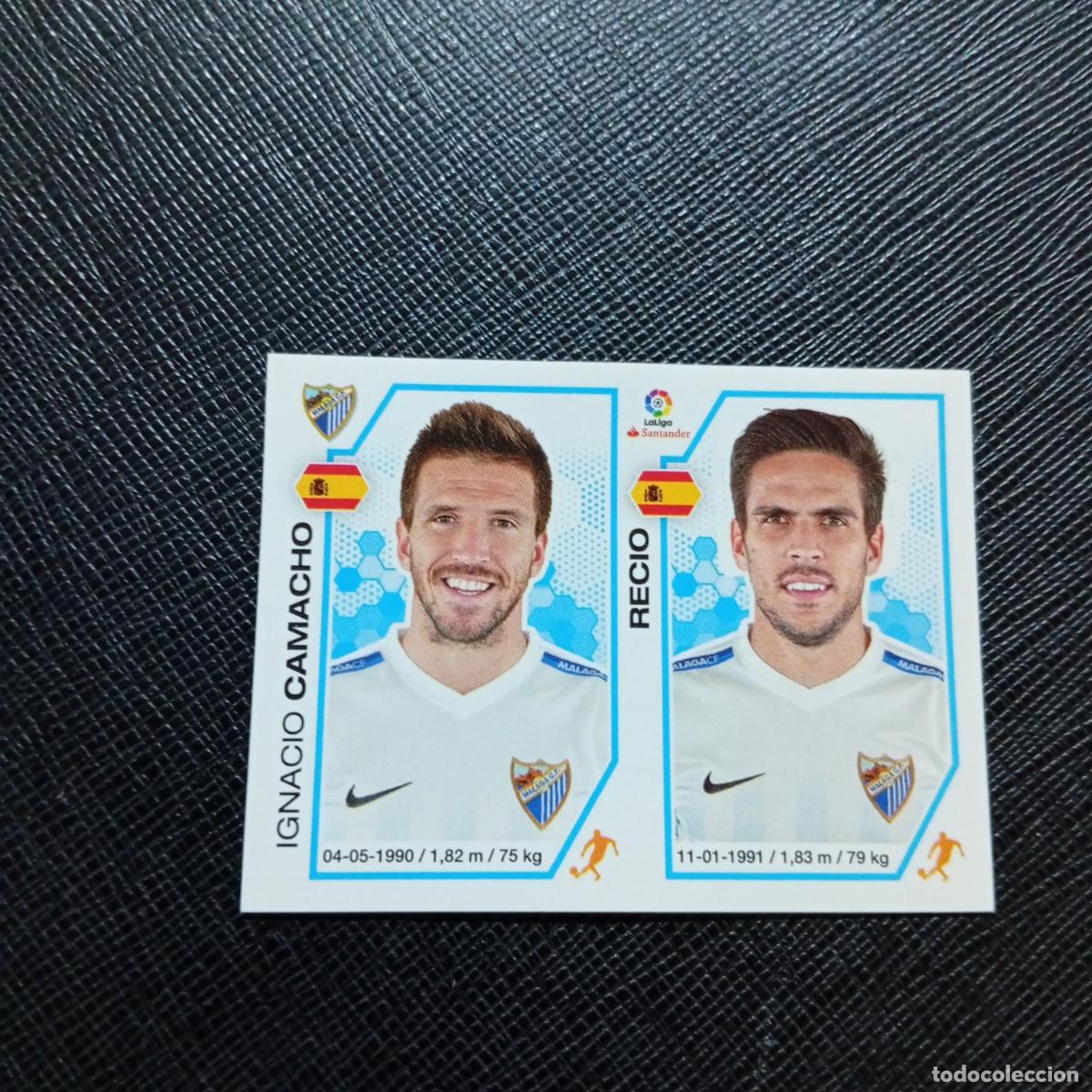 Cromos de f&uacute;tbol: 194 CAMACHO RECIO MALAGA PANINI 2016 2017 CROMO 16 17 FUTBOL - SIN PEGAR - A215 PG29