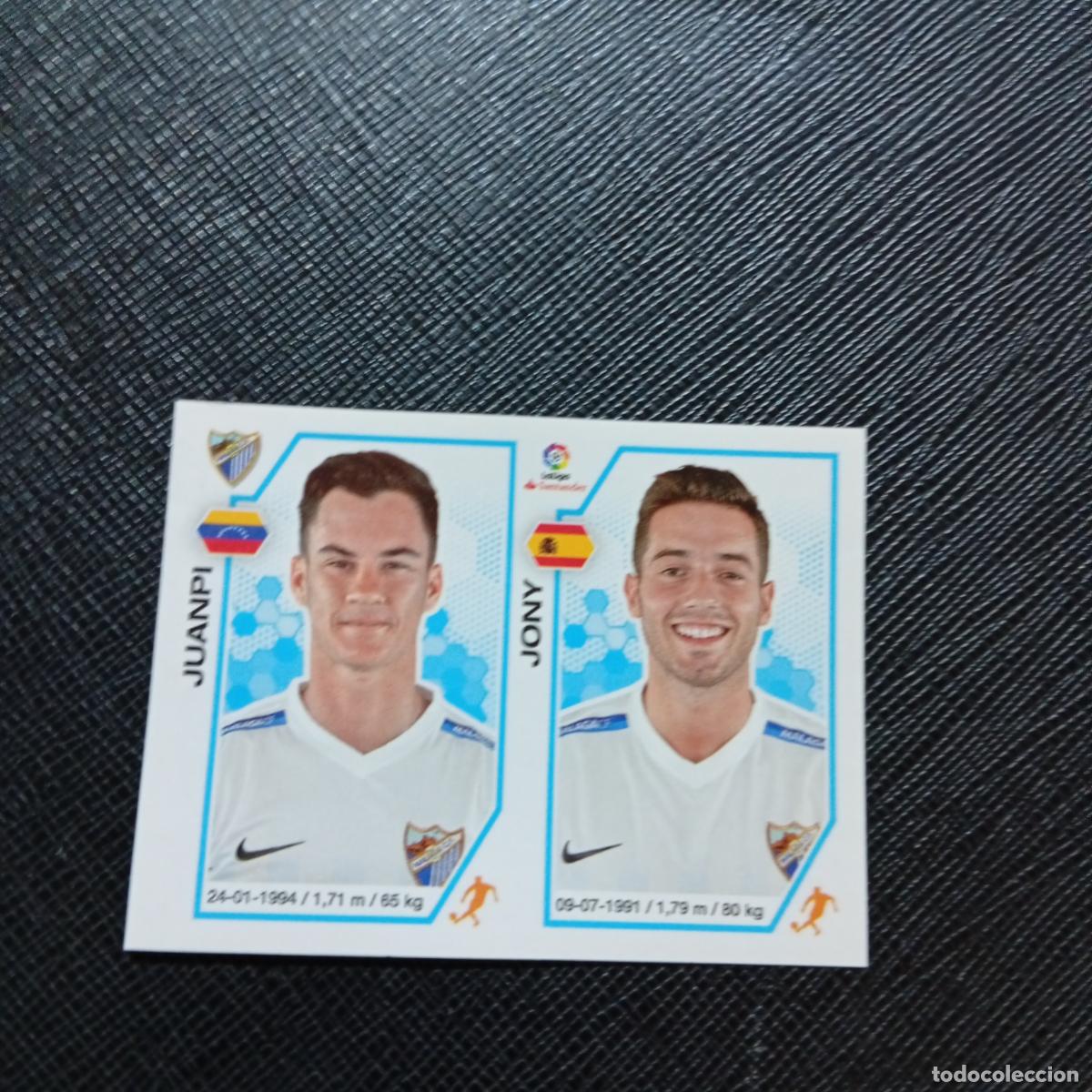 Cromos de f&uacute;tbol: 195 JUANPI JONY MALAGA PANINI 2016 2017 CROMO 16 17 FUTBOL - SIN PEGAR - A215 PG29