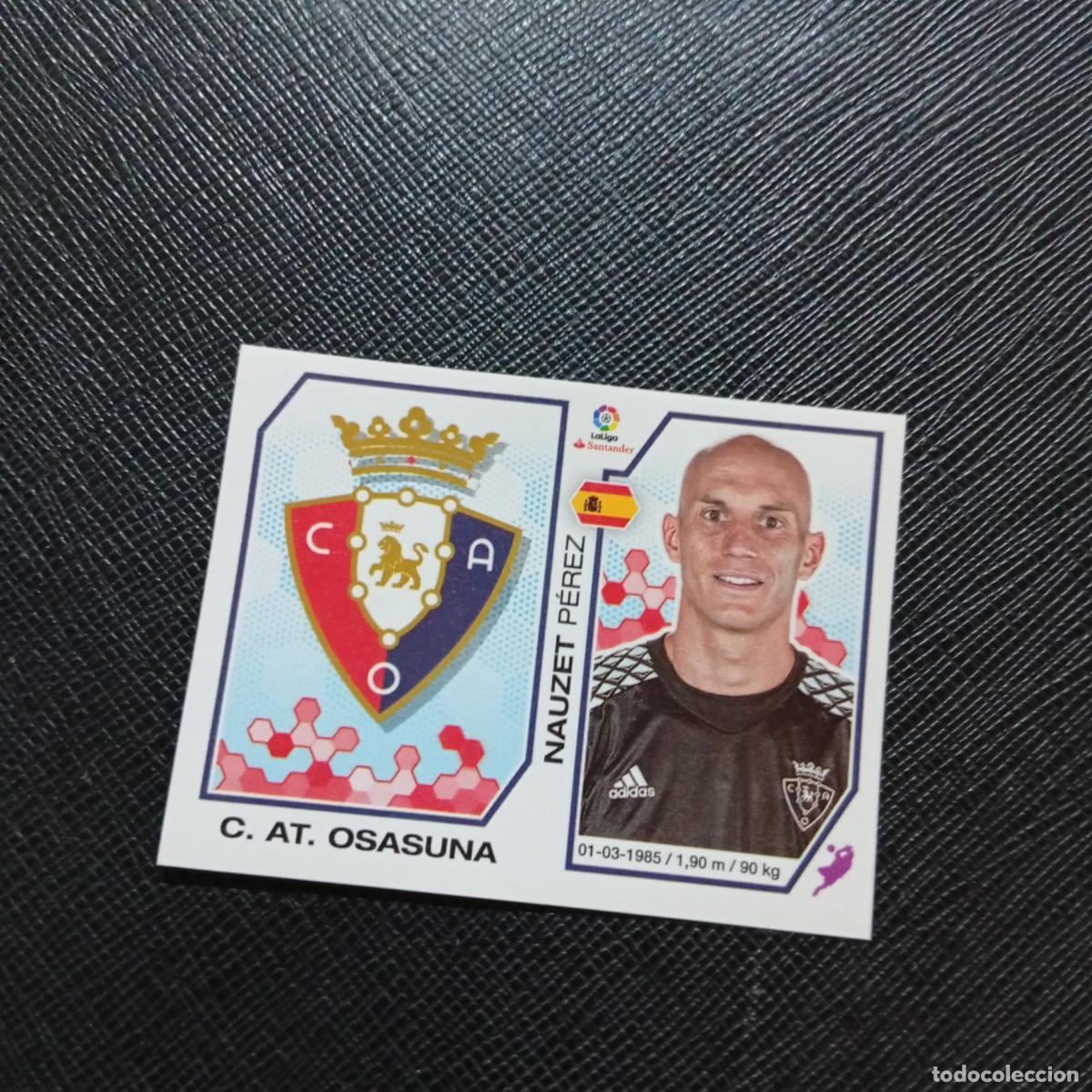 Cromos de f&uacute;tbol: 197 ESCUDO NAUZET OSASUNA PANINI 2016 2017 CROMO 16 17 FUTBOL - SIN PEGAR - A215 PG30