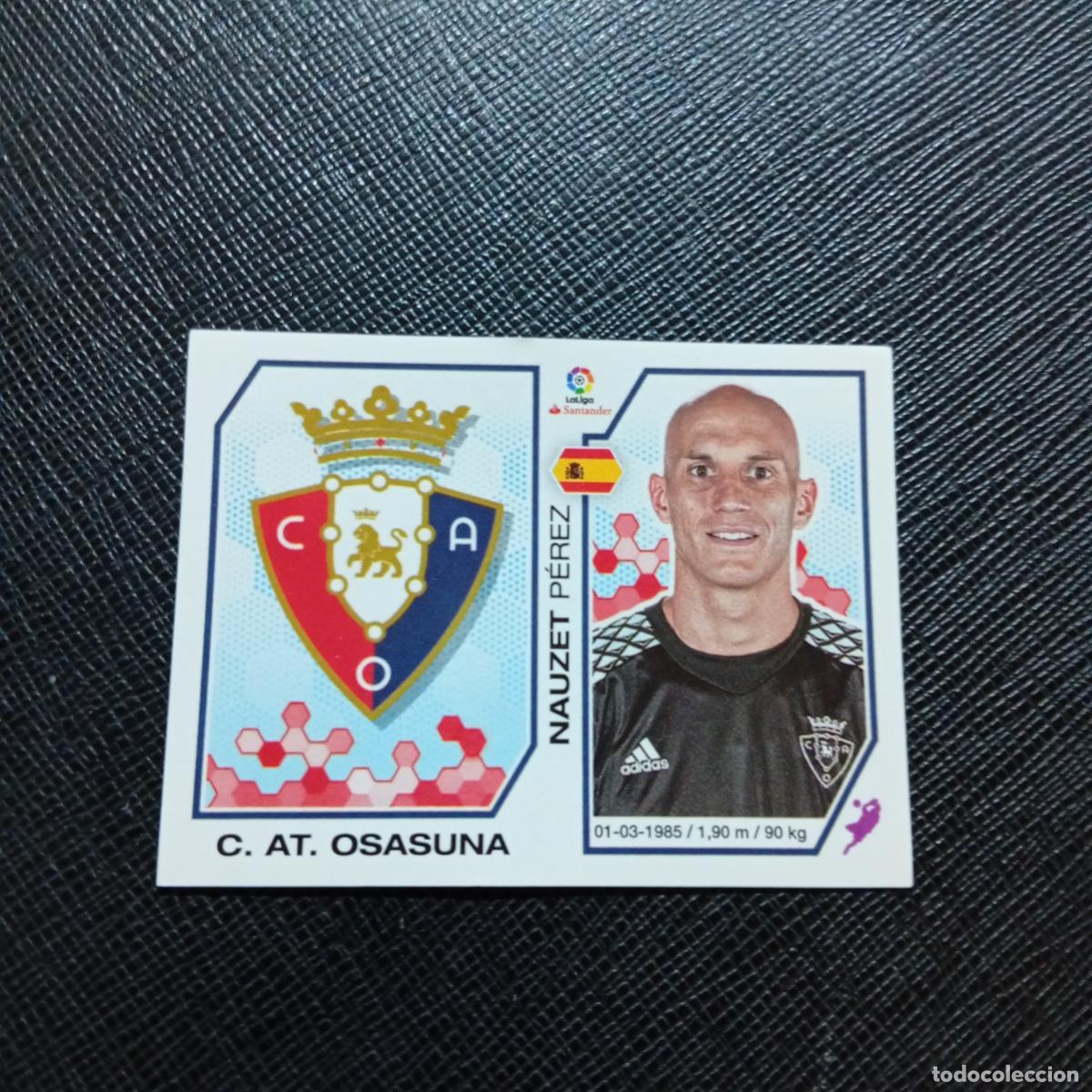 Cromos de f&uacute;tbol: 197 ESCUDO NAUZET OSASUNA PANINI 2016 2017 CROMO 16 17 FUTBOL - SIN PEGAR - A215 PG30