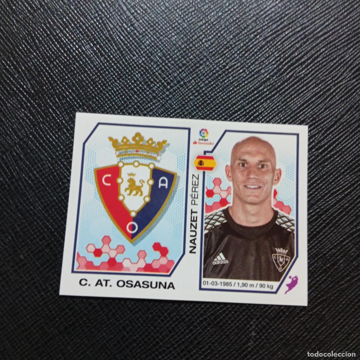 Cromos de f&uacute;tbol: 197 ESCUDO NAUZET OSASUNA PANINI 2016 2017 CROMO 16 17 FUTBOL - SIN PEGAR - A215 PG30