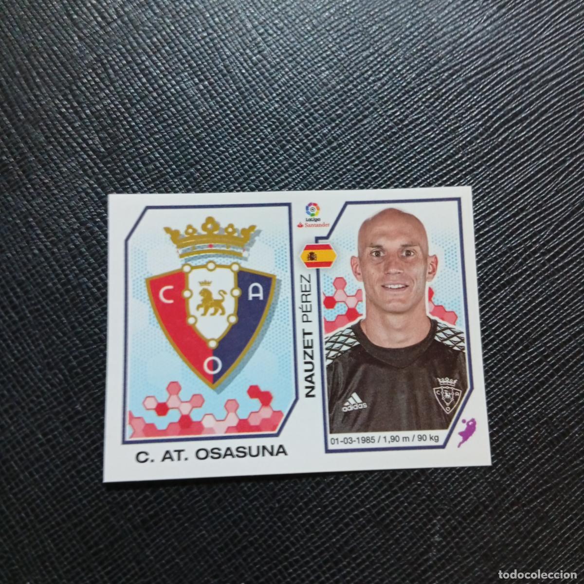 Cromos de f&uacute;tbol: 197 ESCUDO NAUZET OSASUNA PANINI 2016 2017 CROMO 16 17 FUTBOL - SIN PEGAR - A215 PG30