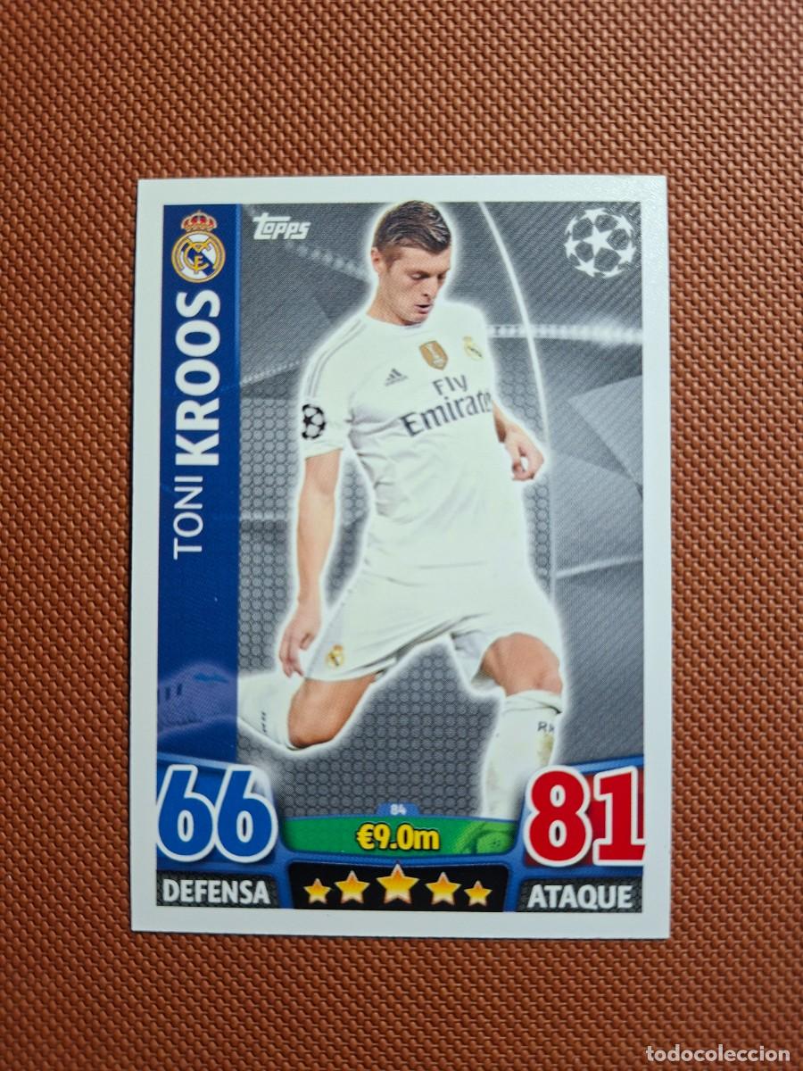 Cromos de f&uacute;tbol: 84 TONI KROOS REAL MADRID CHAMPIONS LEAGUE MATCH ATTAX 2015 2016 15 16 NUEVO