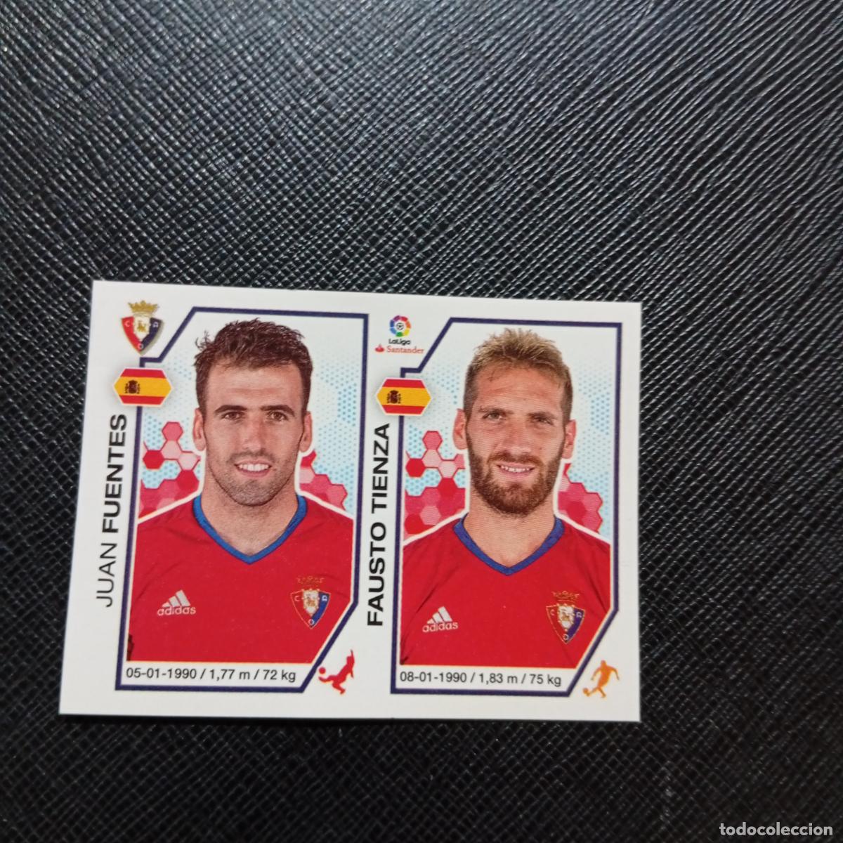 Cromos de f&uacute;tbol: 200 FUENTES FAUSTO TIENZA OSASUNA PANINI 2016 2017 CROMO 16 17 FUTBOL - SIN PEGAR - A215 PG30