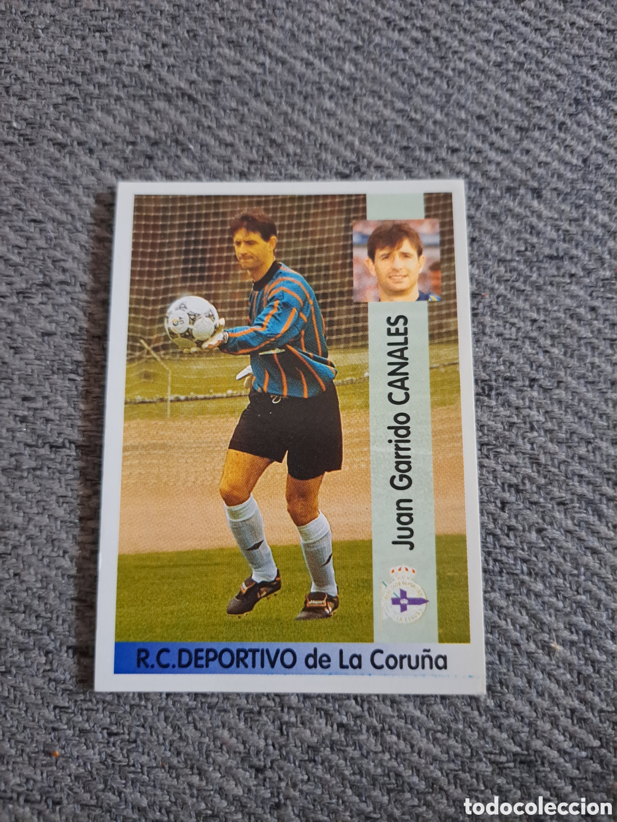 Cromos de f&uacute;tbol: Canales(Baja)N&deg;144. Deportivo Coru&ntilde;a. Panini Liga 96-97