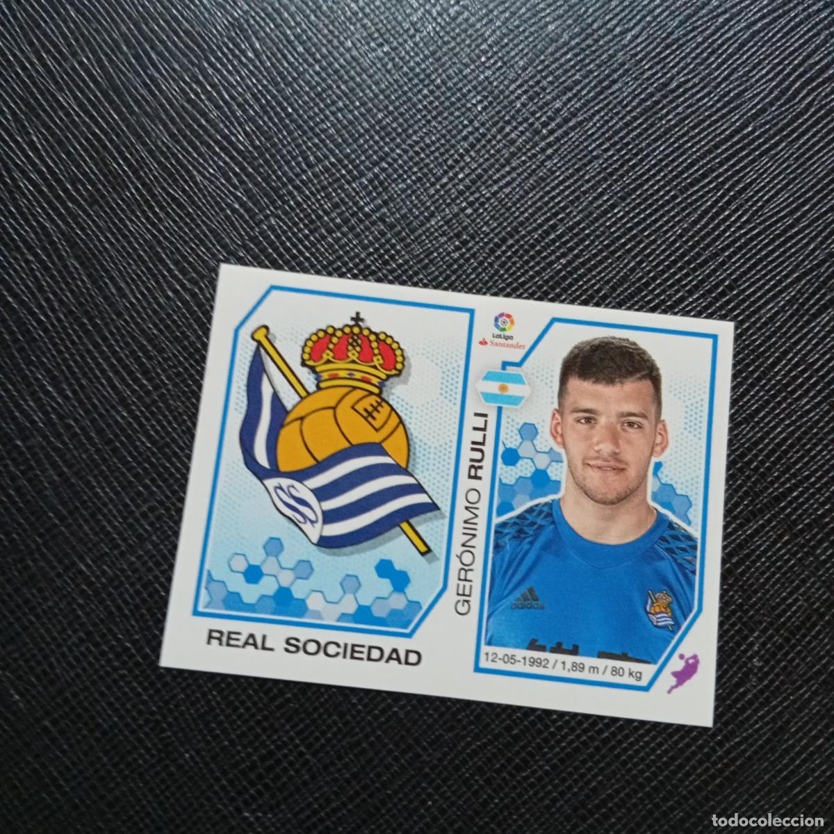 Cromos de f&uacute;tbol: 203 RULLI ESCUDO REAL SOCIEDAD PANINI 2016 2017 CROMO 16 17 FUTBOL - SIN PEGAR - A215 PG31