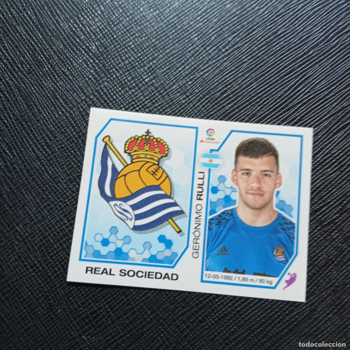 Cromos de f&uacute;tbol: 203 RULLI ESCUDO REAL SOCIEDAD PANINI 2016 2017 CROMO 16 17 FUTBOL - SIN PEGAR - A215 PG31