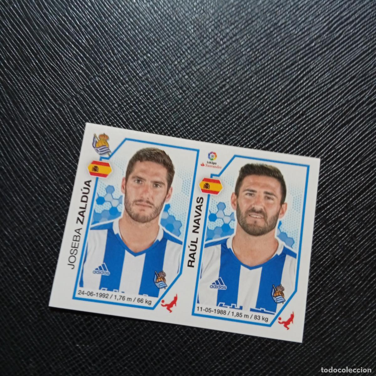 Figurine di Calcio: 204 ZALDUA RAUL NAVAS REAL SOCIEDAD PANINI 2016 2017 CROMO 16 17 FUTBOL - SIN PEGAR - A215 PG31