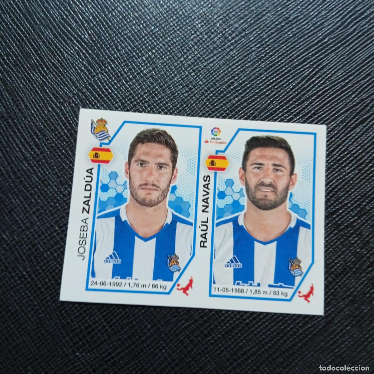 Figurine di Calcio: 204 ZALDUA RAUL NAVAS REAL SOCIEDAD PANINI 2016 2017 CROMO 16 17 FUTBOL - SIN PEGAR - A215 PG31