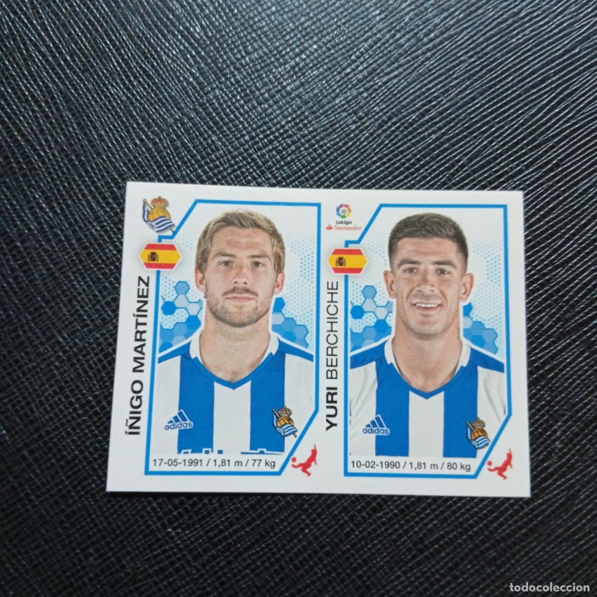 Figurine di Calcio: 205 I&Ntilde;IGO MARTINEZ YURI REAL SOCIEDAD PANINI 2016 2017 CROMO 16 17 FUTBOL - SIN PEGAR - A215 PG31