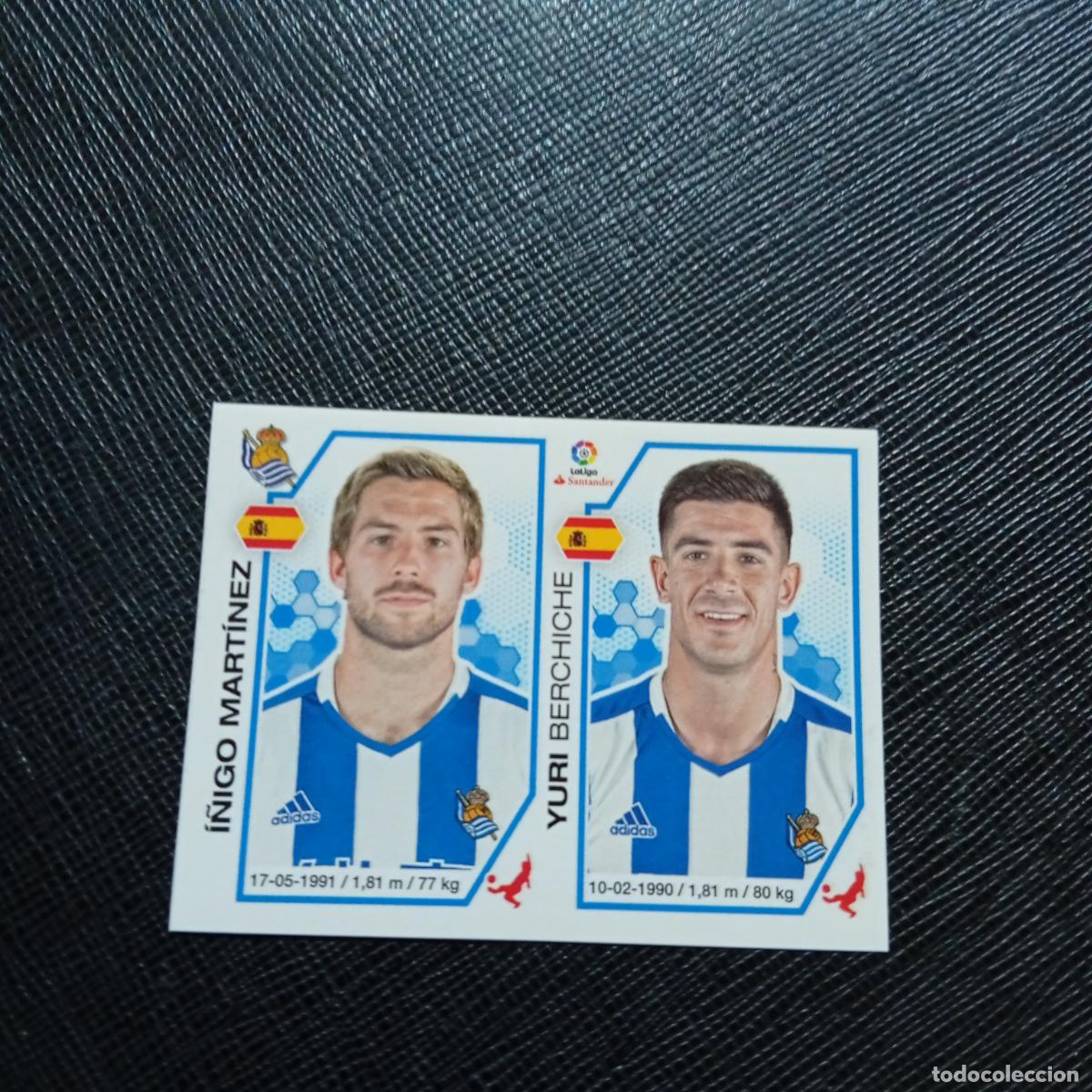 Figurine di Calcio: 205 I&Ntilde;IGO MARTINEZ YURI REAL SOCIEDAD PANINI 2016 2017 CROMO 16 17 FUTBOL - SIN PEGAR - A215 PG31