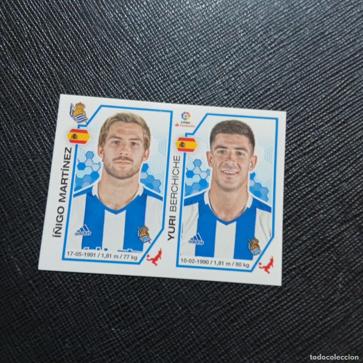 Figurine di Calcio: 205 I&Ntilde;IGO MARTINEZ YURI REAL SOCIEDAD PANINI 2016 2017 CROMO 16 17 FUTBOL - SIN PEGAR - A215 PG31