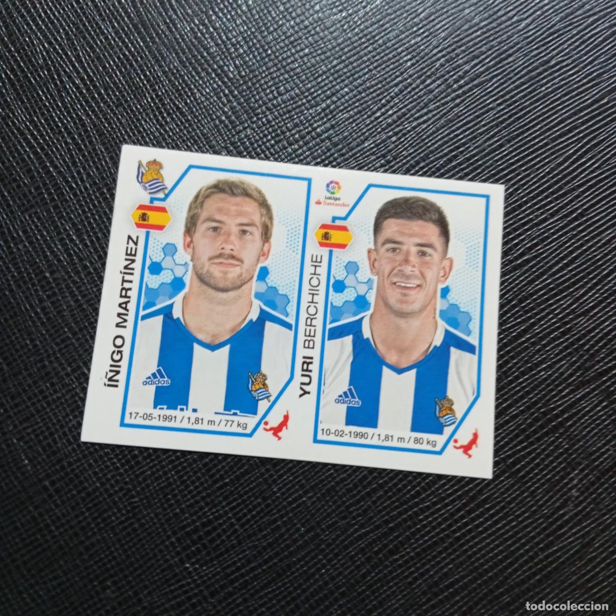 Figurine di Calcio: 205 I&Ntilde;IGO MARTINEZ YURI REAL SOCIEDAD PANINI 2016 2017 CROMO 16 17 FUTBOL - SIN PEGAR - A215 PG31