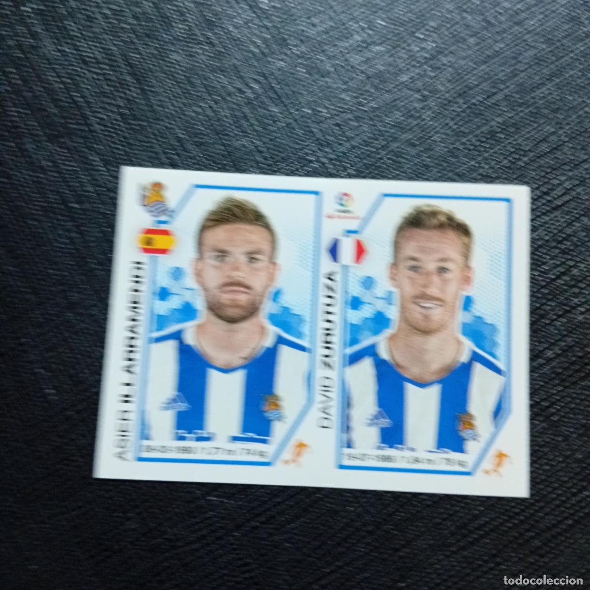 Cromos de f&uacute;tbol: 206 ILLARRAMENDI ZURUTUZA REAL SOCIEDAD PANINI 2016 2017 CROMO 16 17 FUTBOL - SIN PEGAR - A215 PG31