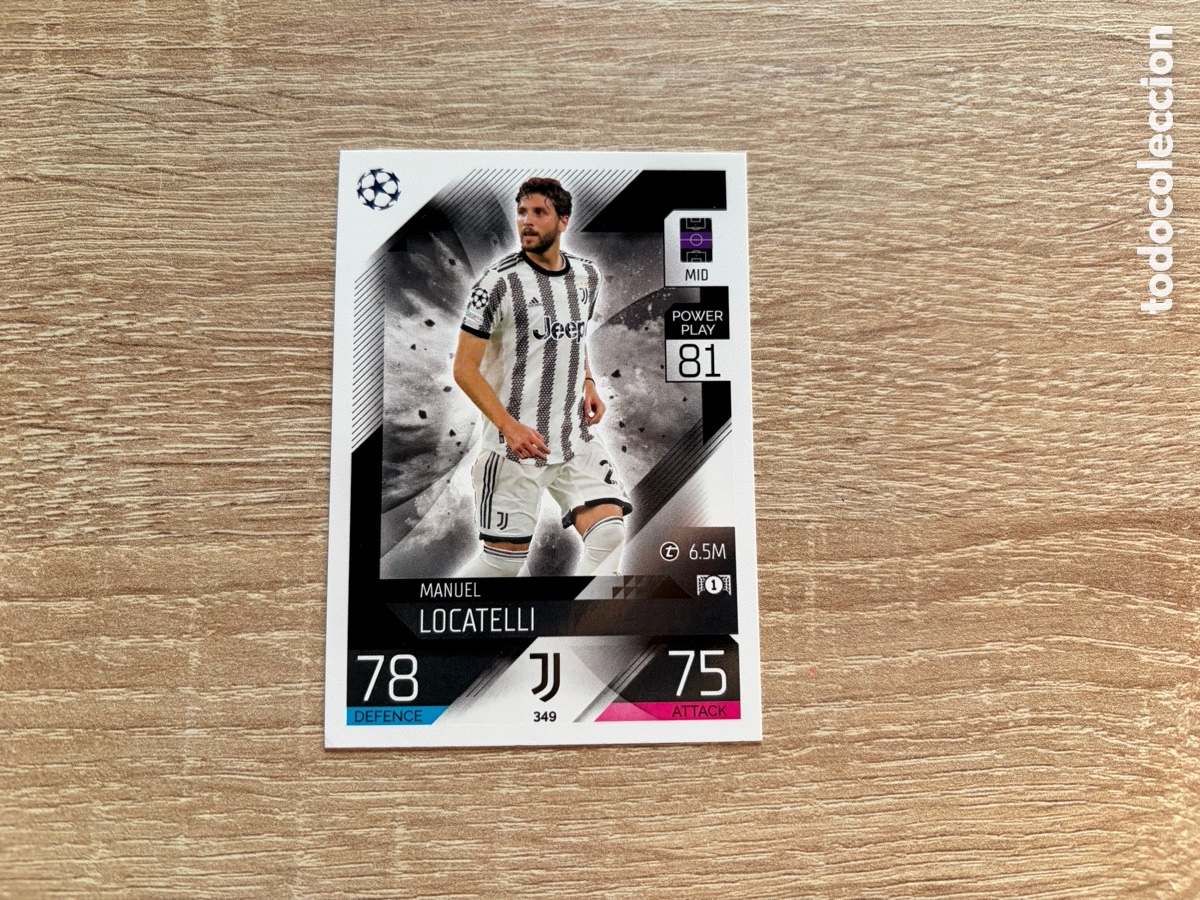 Cromos de f&uacute;tbol: 349 MANUEL LOCATELLI MATCH ATTAX TOPPS 2022 2023 JUVENTUS