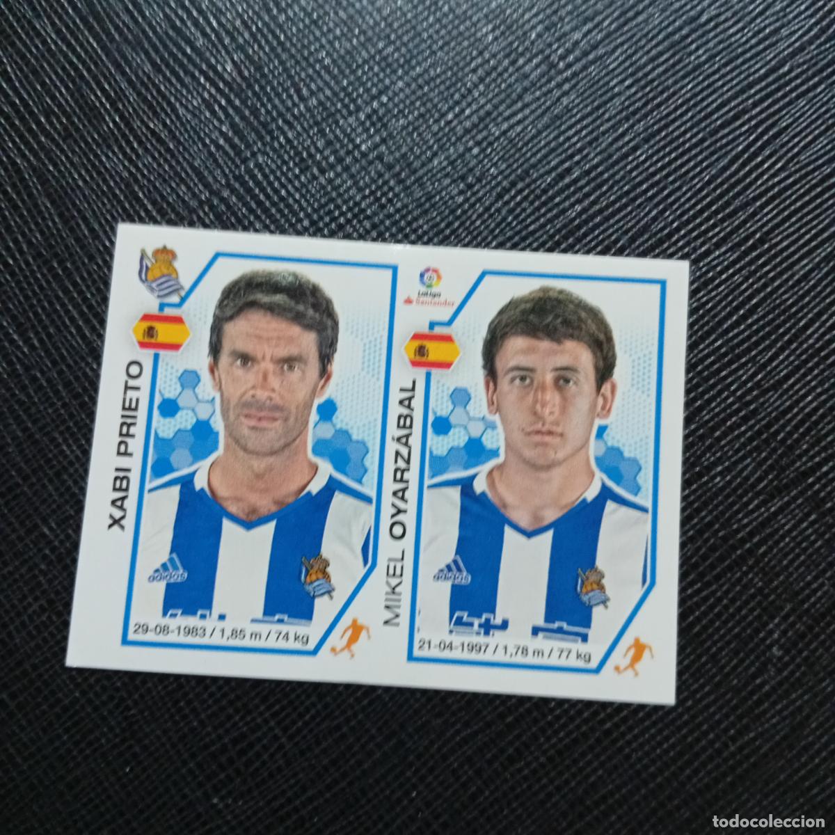 Figurine di Calcio: 207 XABI PRIETO OYARZABAL REAL SOCIEDAD PANINI 2016 2017 CROMO 16 17 FUTBOL - SIN PEGAR - A215 PG31