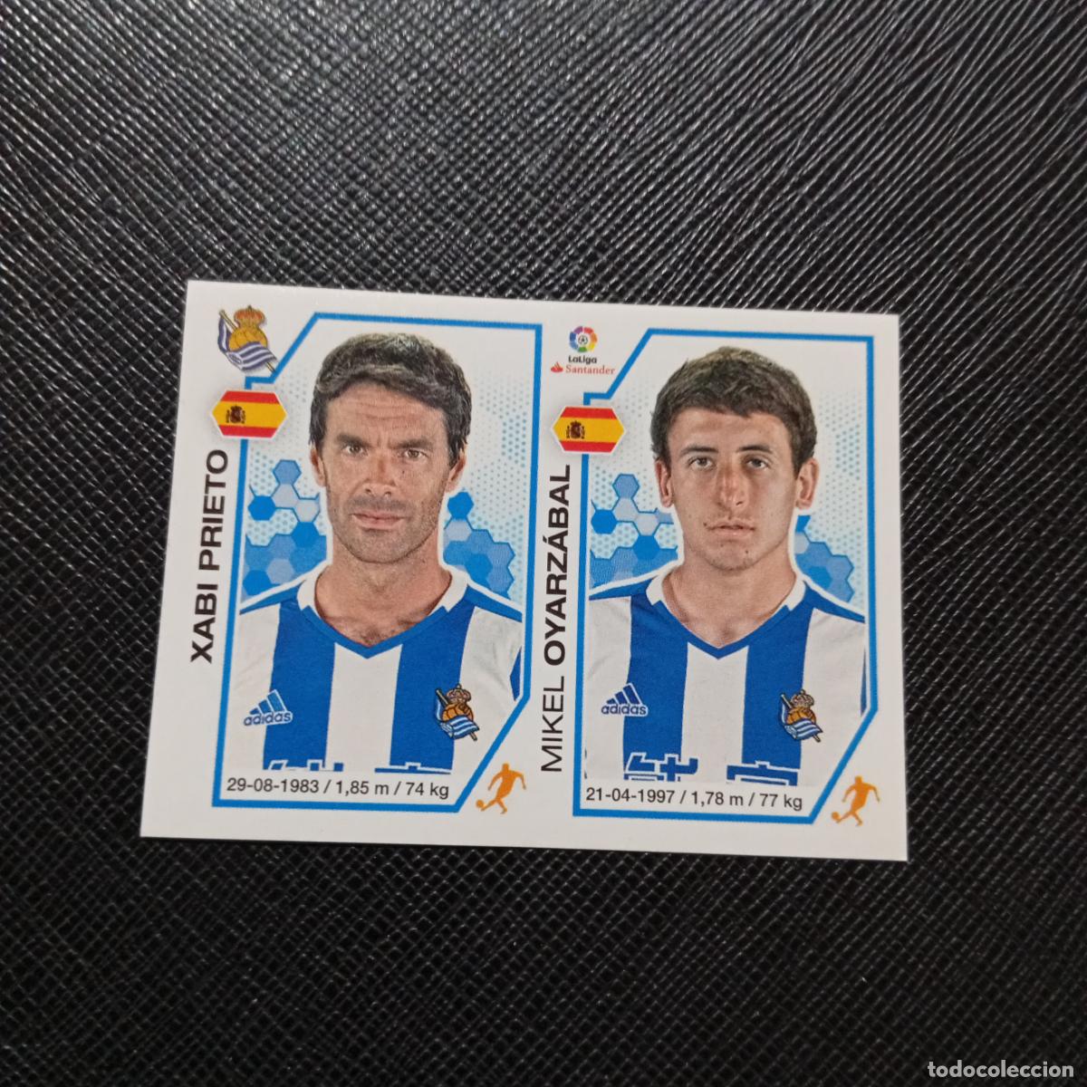 Figurine di Calcio: 207 XABI PRIETO OYARZABAL REAL SOCIEDAD PANINI 2016 2017 CROMO 16 17 FUTBOL - SIN PEGAR - A215 PG32