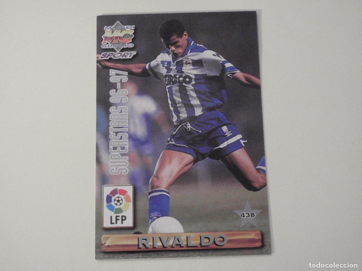 Fu&szlig;ball-Sticker: 438 RIVALDO - MARTINS (Deportivo) LAS FICHAS DE LA LIGA 1996 1997 MUNDICROMO. 96 97