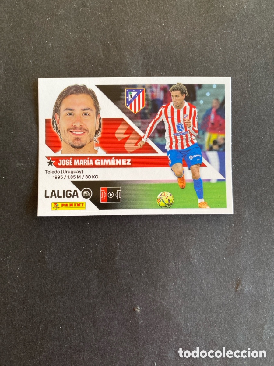 Football Stickers: Cromo liga 26/27 Atl&eacute;tico de Madrid N* 8 B