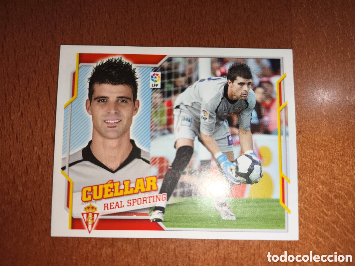 Fu&szlig;ball-Sticker: Cuellar n&deg;2 liga este 10/11 Real Sporting