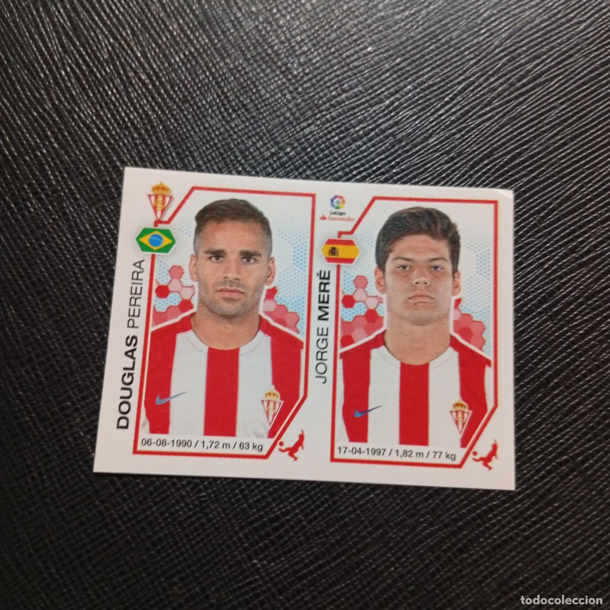 Figurine di Calcio: 210 DOUGLAS MERE SPORTING GIJON PANINI 2016 2017 CROMO 16 17 FUTBOL - SIN PEGAR - A215 PG32