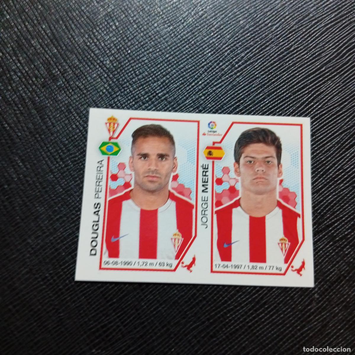 Figurine di Calcio: 210 DOUGLAS MERE SPORTING GIJON PANINI 2016 2017 CROMO 16 17 FUTBOL - SIN PEGAR - A215 PG32
