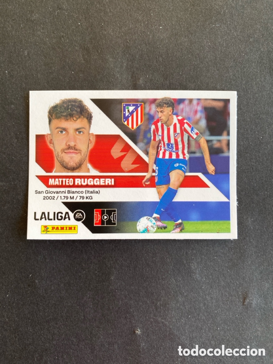 Football Stickers: Cromo liga 26/27 Atl&eacute;tico de Madrid N* 10