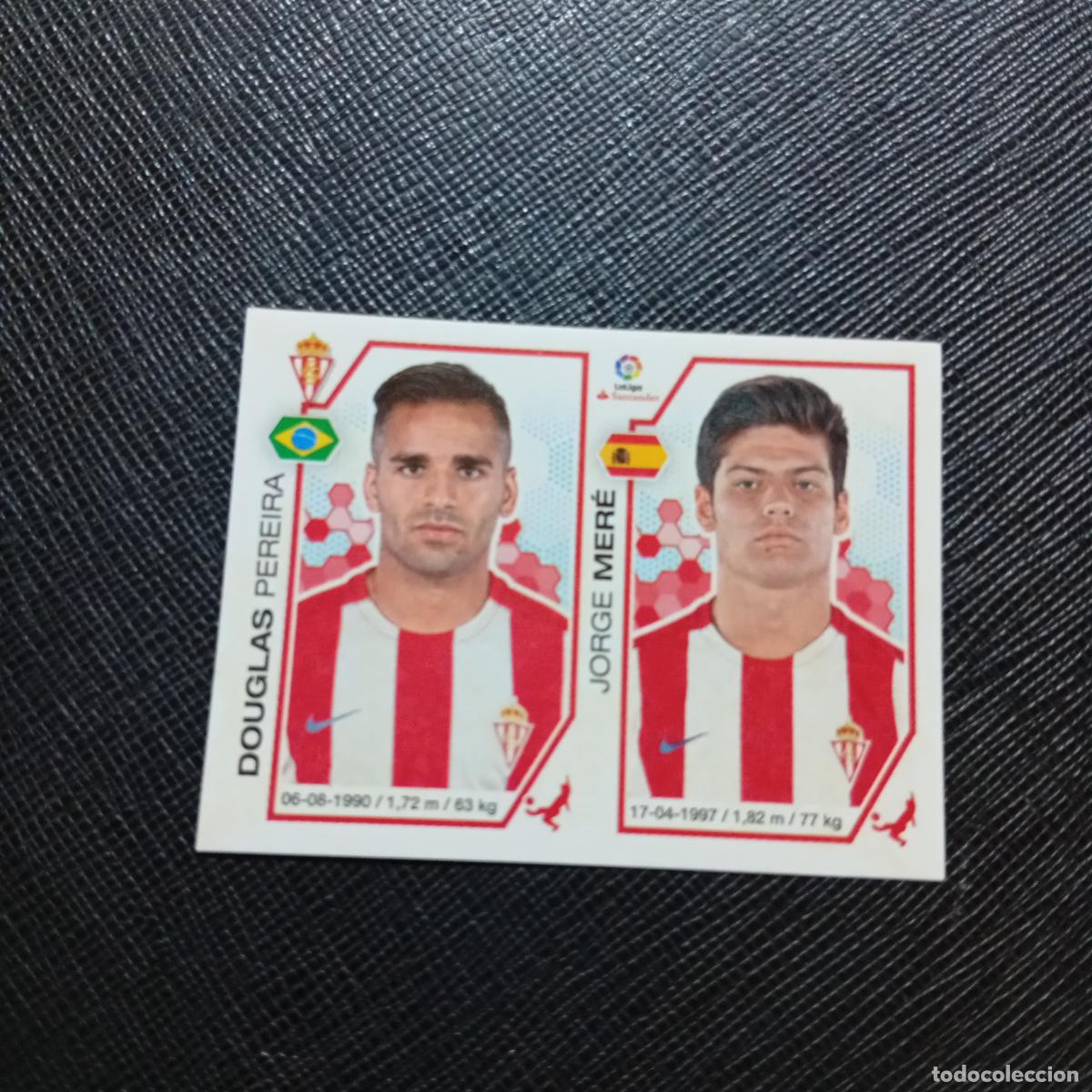 Cromos de f&uacute;tbol: 210 DOUGLAS MERE SPORTING GIJON PANINI 2016 2017 CROMO 16 17 FUTBOL - SIN PEGAR - A215 PG32
