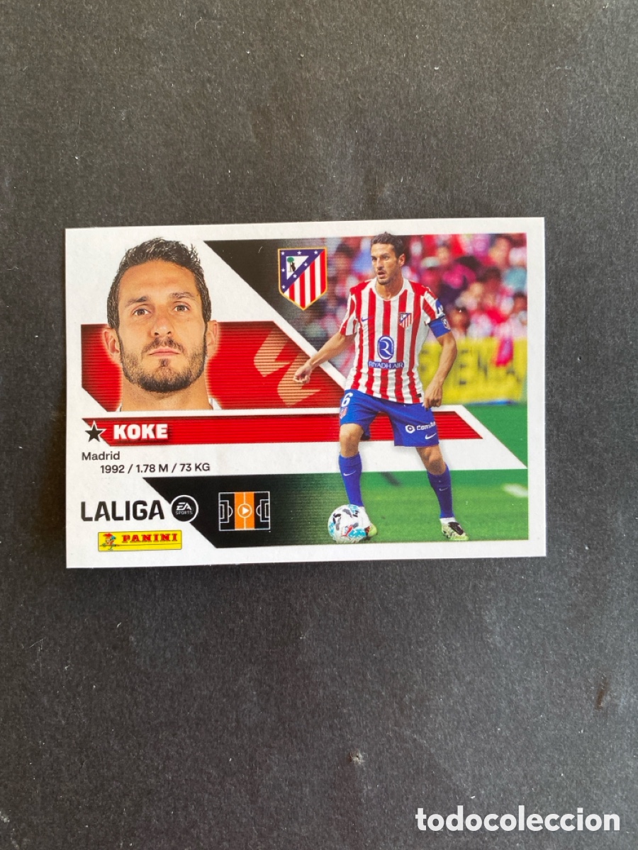 Football Stickers: Cromo liga 26/27 Atl&eacute;tico de Madrid N* 11
