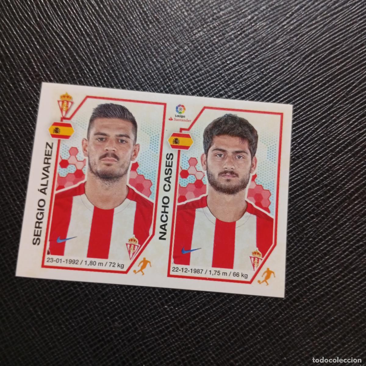 Cromos de f&uacute;tbol: 212 SERGIO ALVAREZ NACHO SPORTING GIJON PANINI 2016 2017 CROMO 16 17 FUTBOL - SIN PEGAR - A215 PG33