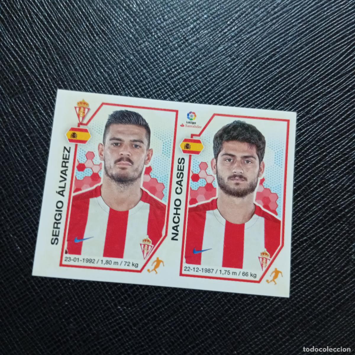 Cromos de f&uacute;tbol: 212 SERGIO ALVAREZ NACHO SPORTING GIJON PANINI 2016 2017 CROMO 16 17 FUTBOL - SIN PEGAR - A215 PG33