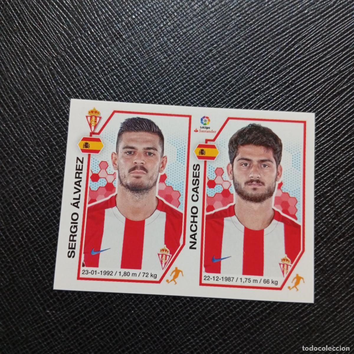 Cromos de f&uacute;tbol: 212 SERGIO ALVAREZ NACHO SPORTING GIJON PANINI 2016 2017 CROMO 16 17 FUTBOL - SIN PEGAR - A215 PG33